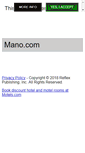 Mobile Screenshot of mano.com